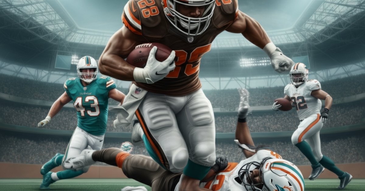 Miami Dolphins vs Cleveland Browns Match Player Stats