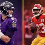 Baltimore Ravens vs Kansas City Chiefs Match Player Stats