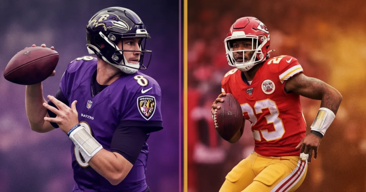 Baltimore Ravens vs Kansas City Chiefs Match Player Stats