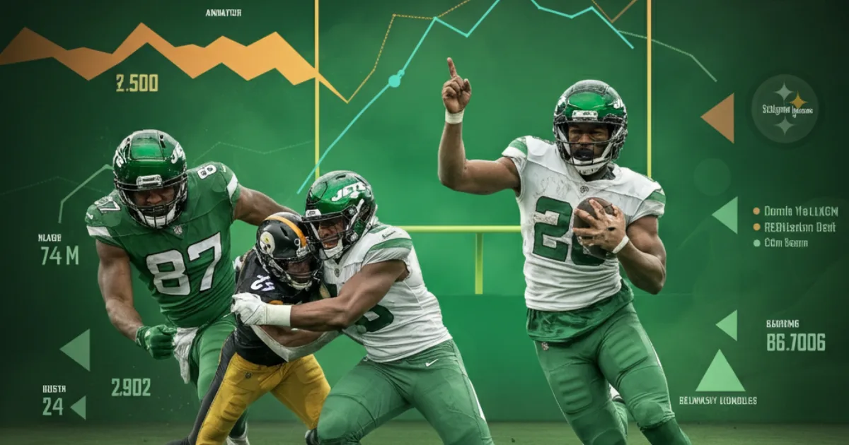 New York Jets vs Steelers Match Player Stats