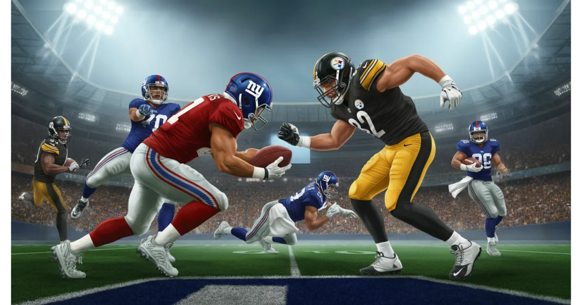 New York Giants vs Steelers Match Player Stats
