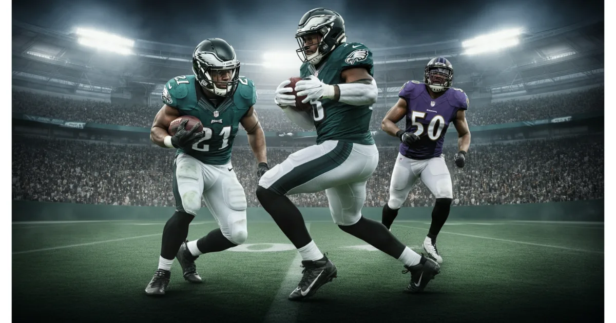 Philadelphia Eagles vs Baltimore Ravens Match Player Stats