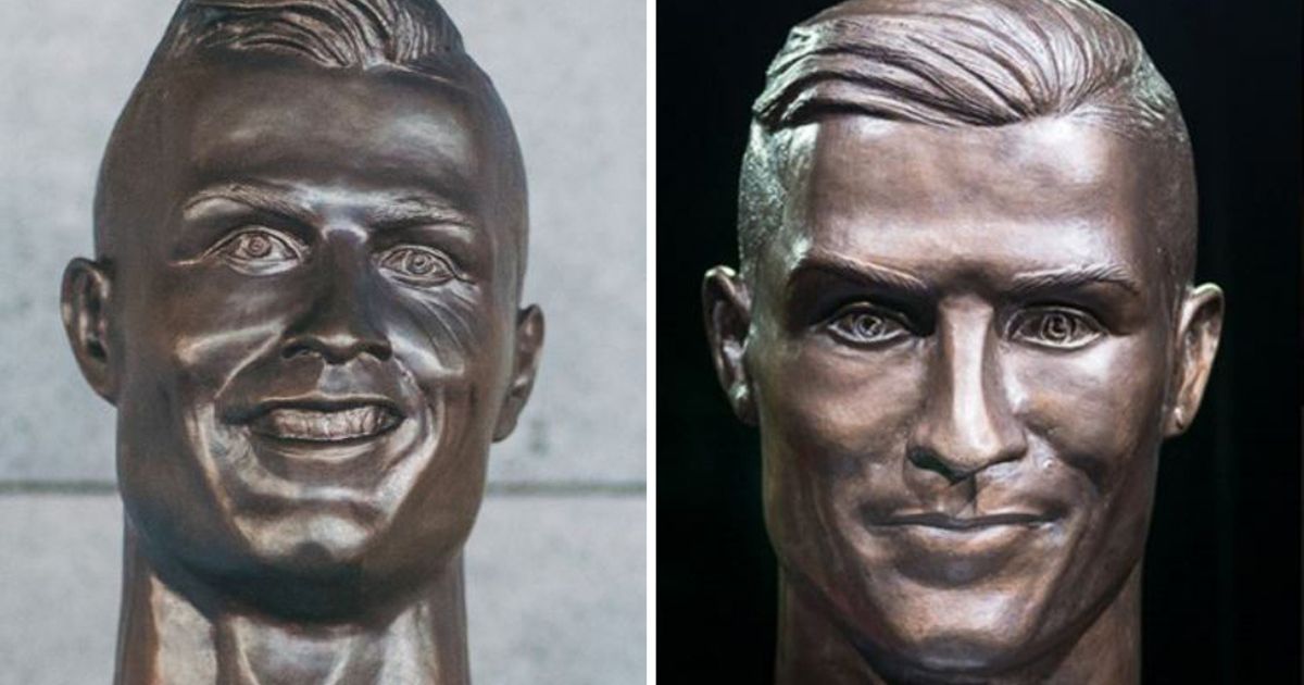Cristiano Ronaldo statues