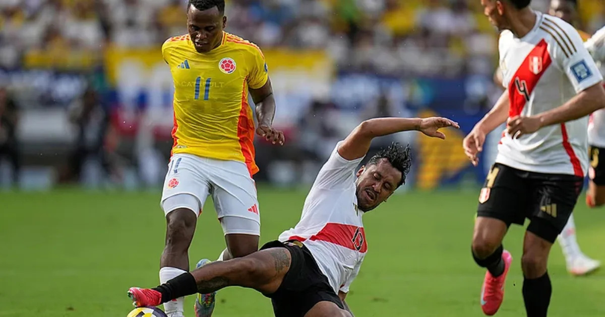 colombia national football team vs peru national football team matches