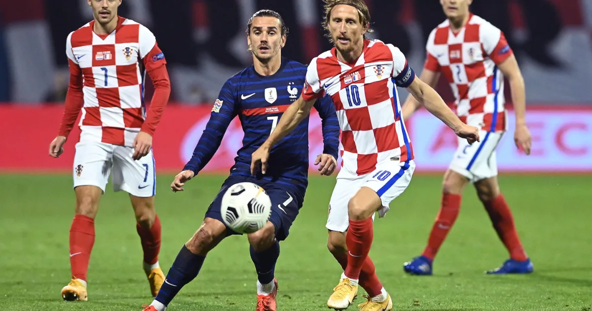 france national football team vs croatia national football team matches